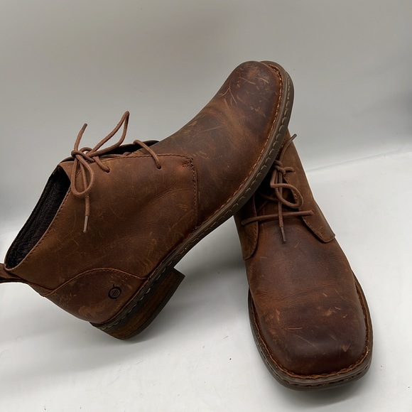 Born Men’s Harrison Leather Chukka Boots in Grand Canyon size 12 main image 4